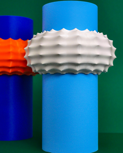 POP Modular Vase Blue Light and Cream - Re-leaf