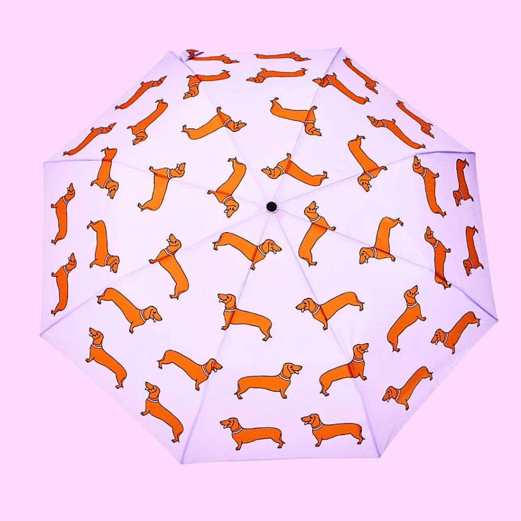 Dachshund Umbrella - Pink Dachshund Umbrella - Pink