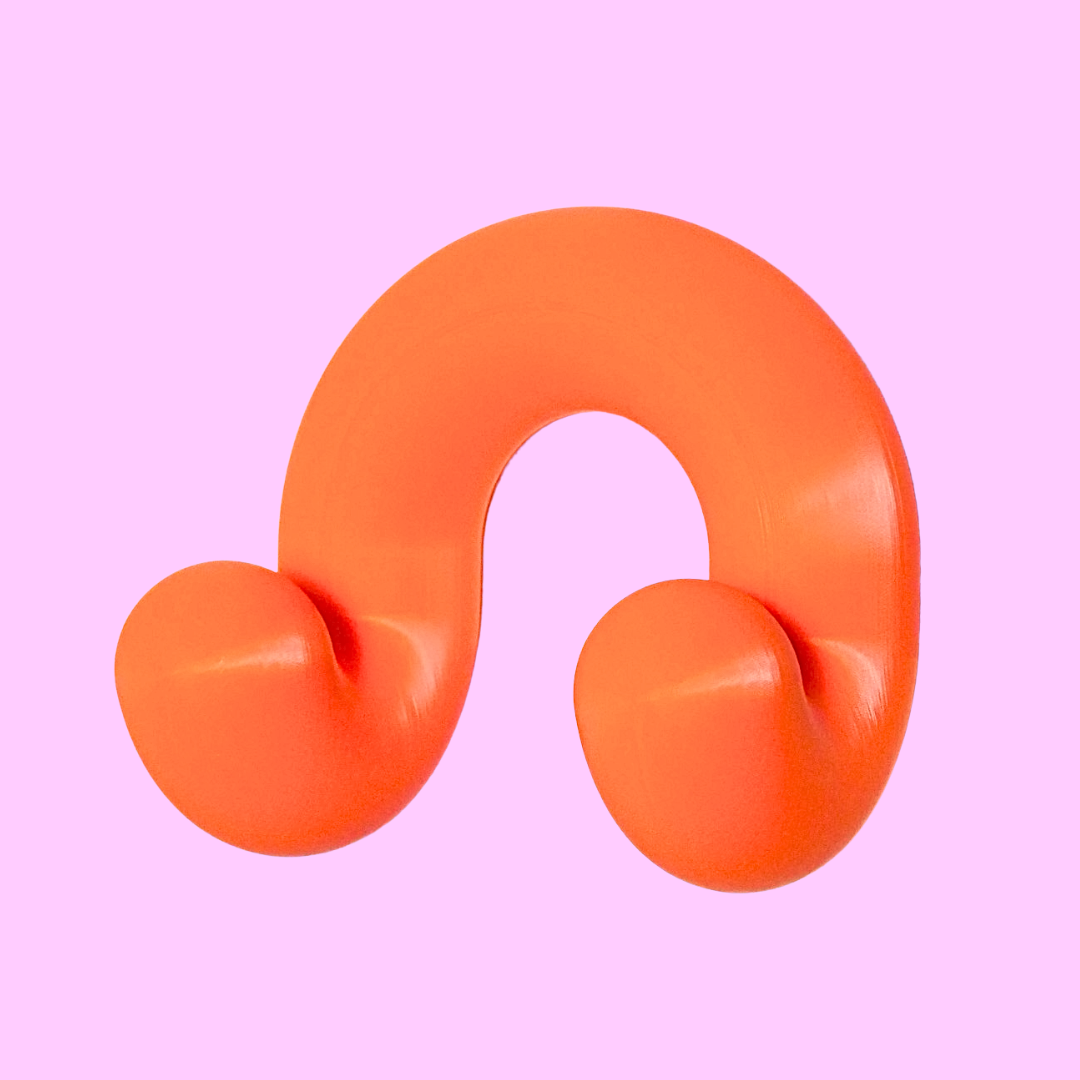 Bull Wall Rack - Orange