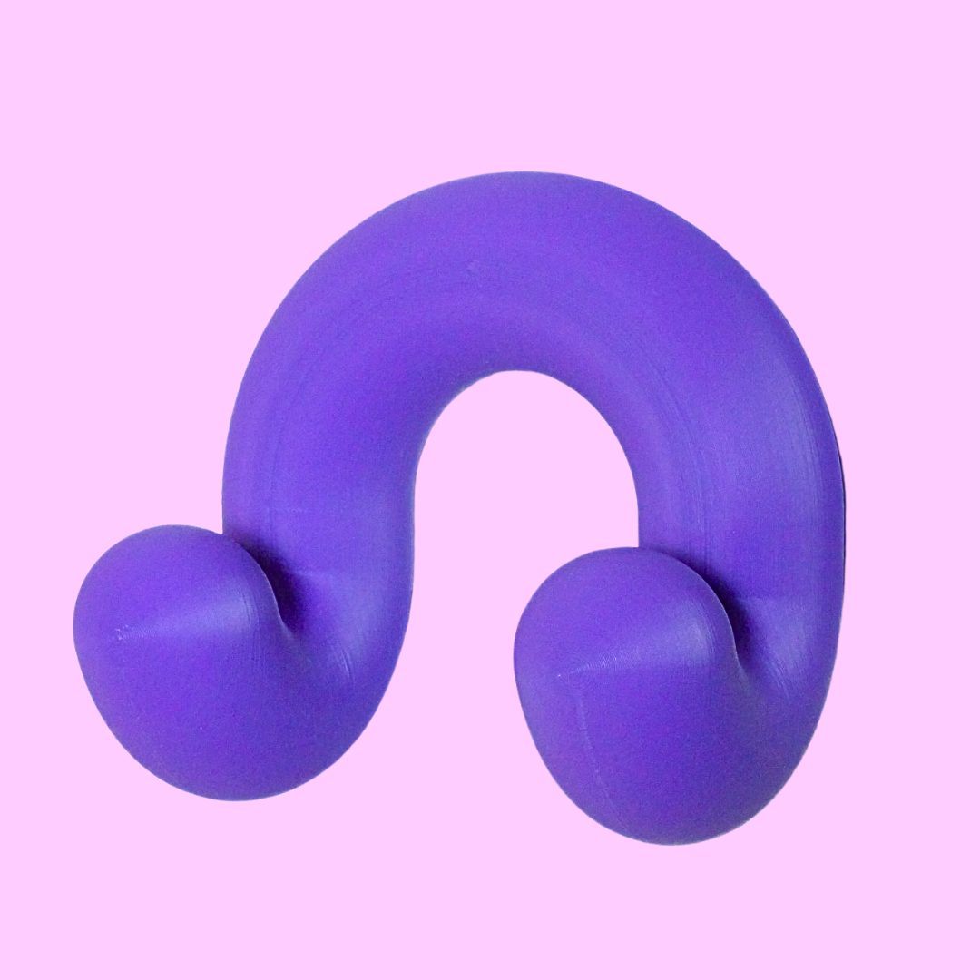 Bull Wall Rack - Purple
