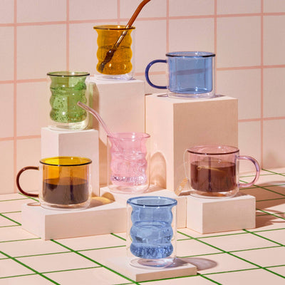 Double Wall Groovy Cup - green - Re - leaf