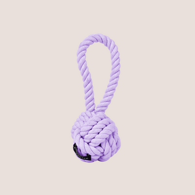 Twisted Rope Dog Toy Lavender - Re-leaf