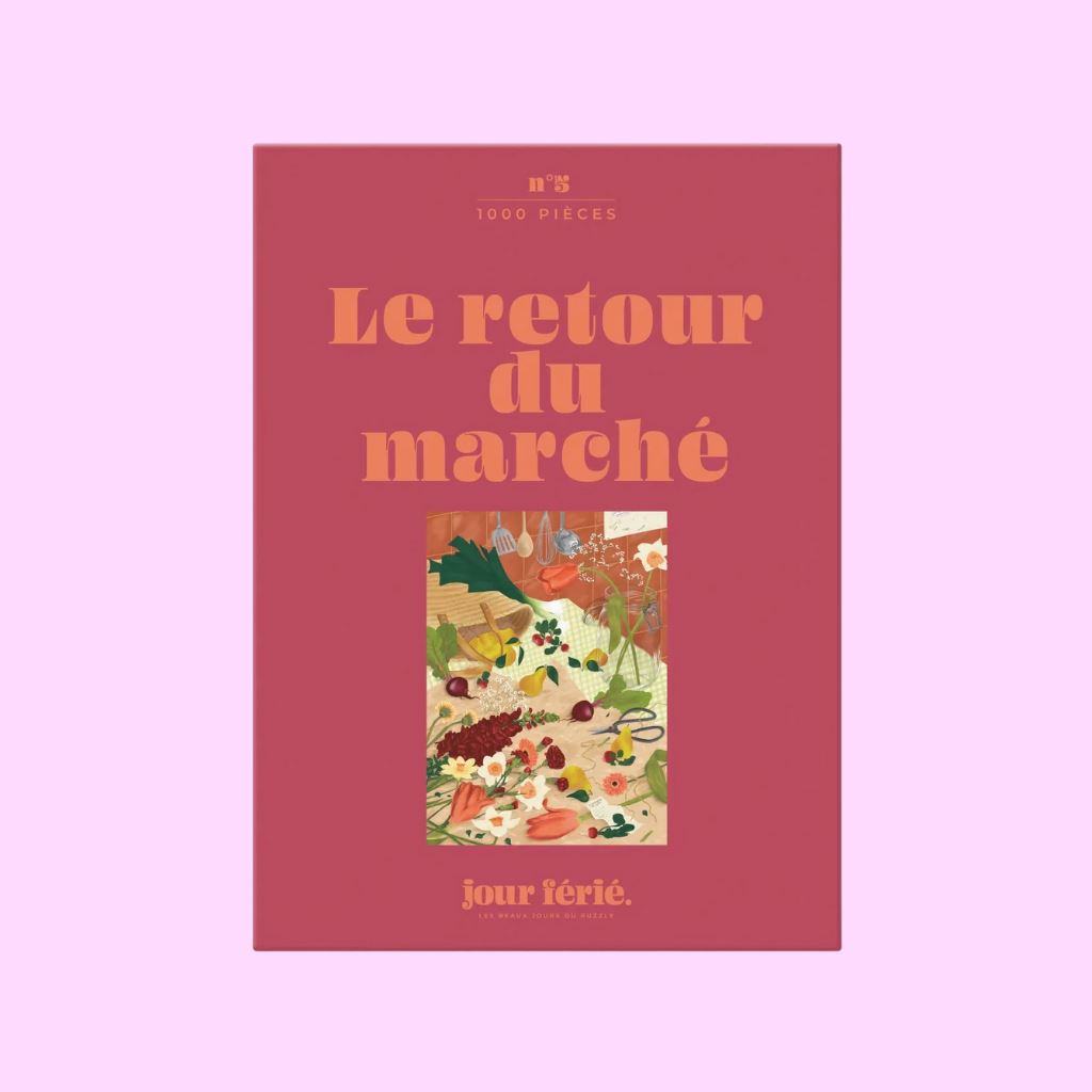 Puzzle "Le retour du marché" Puzzles Jour Férié