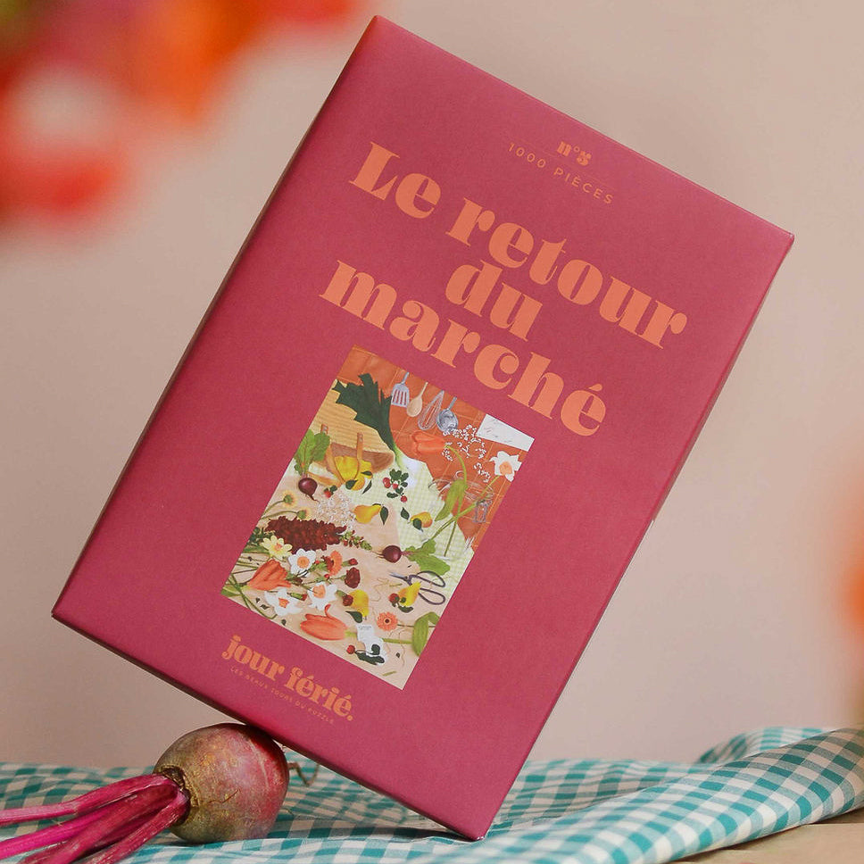 Puzzle "Le retour du marché" Puzzles Jour Férié