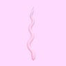 Ripple candle baby pink Decorative candles Viisiionss