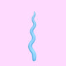 Ripple candle ice blue Decorative candles Viisiionss