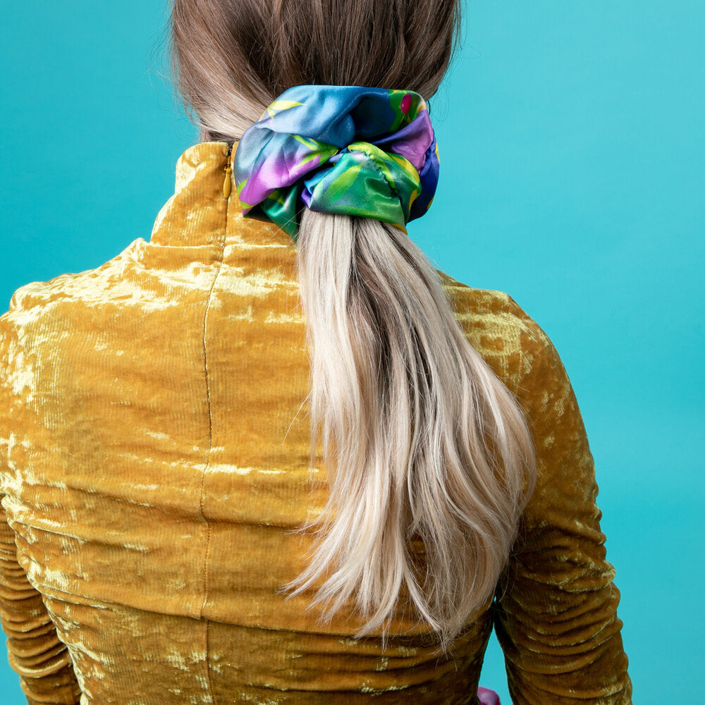 Silk Weed Scrunchie Scrunchies Broccoli