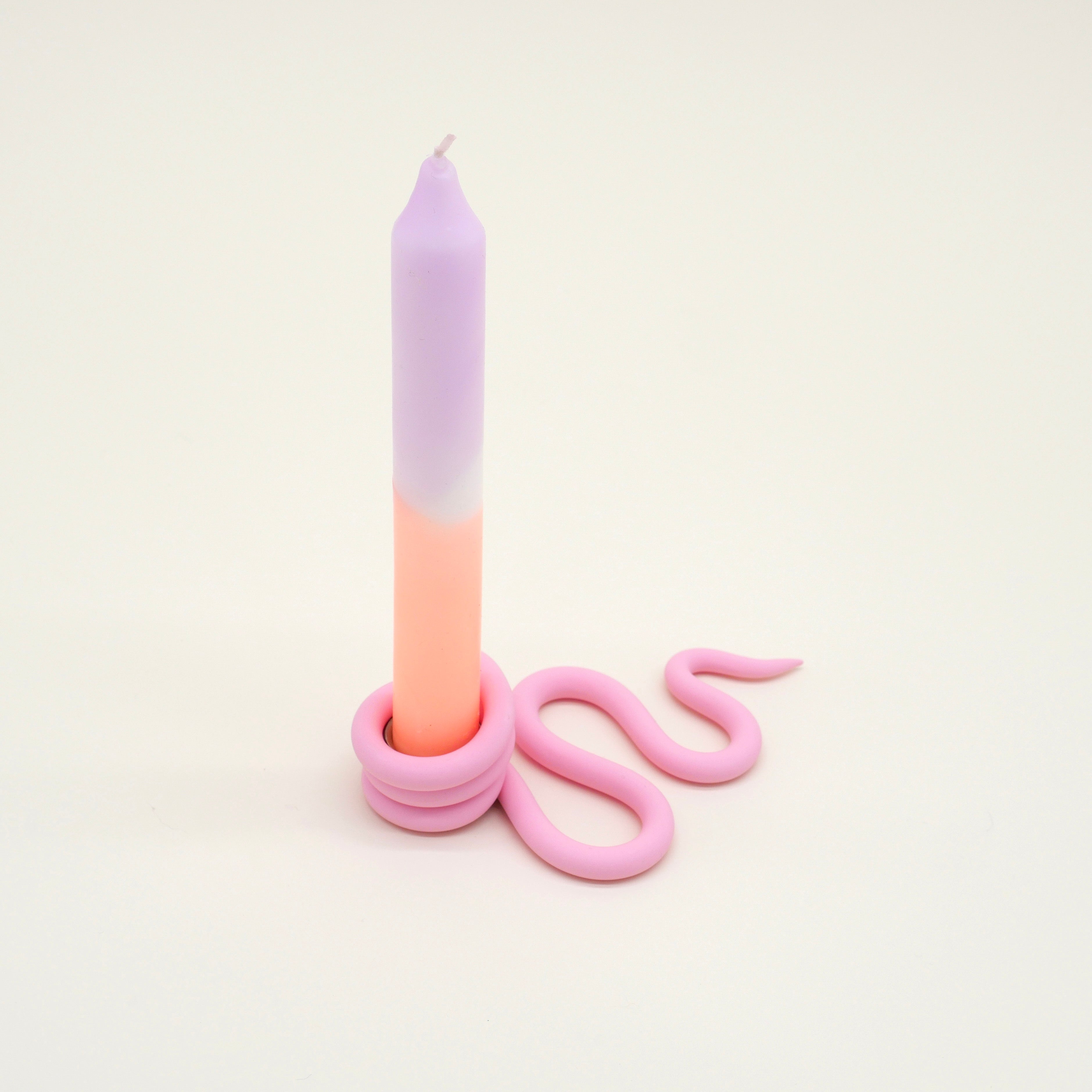 Snake Pink Candle holders Franzonu