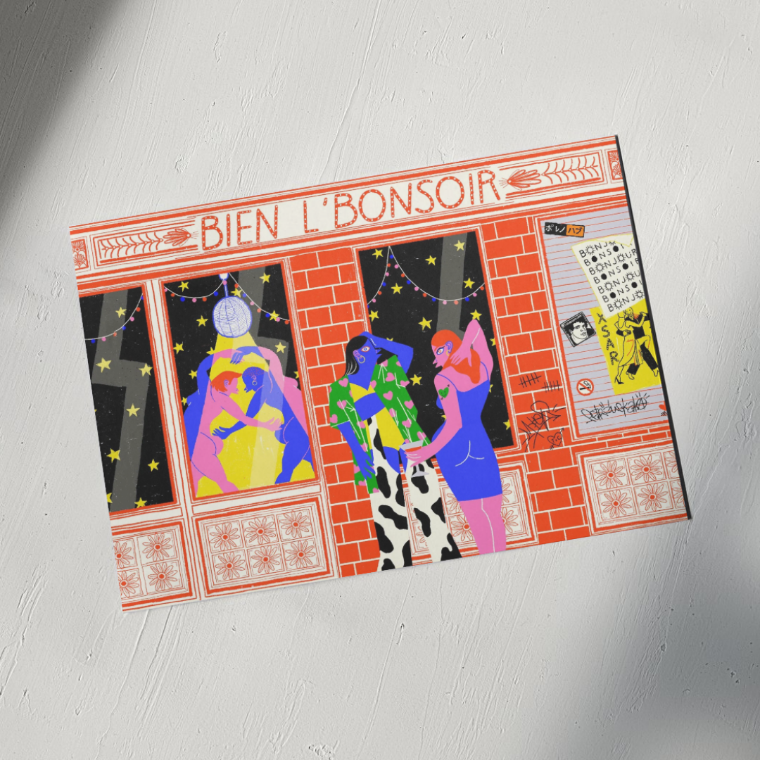 Bien l'Bonsoir A5 Print