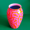 Pink Flame Vase