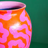 Pink Flame Vase