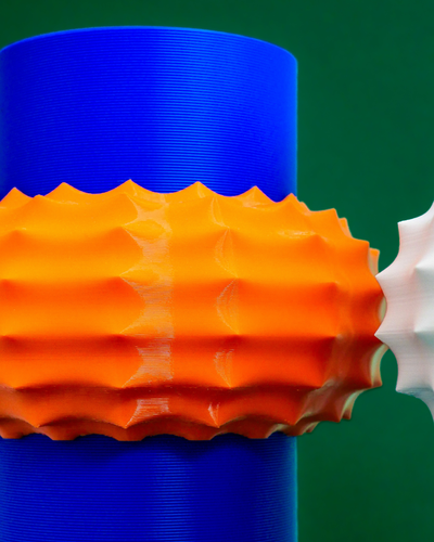 POP Modular Vase Blue and Orange - Re-leaf