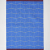 Blue Wavy Check Tea Towel