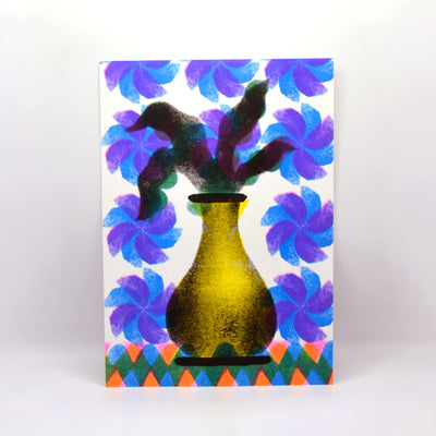 Vase & Pie Slice A5 Print