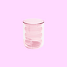 Double Wall Groovy Cup - Pink