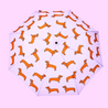 Dachshund Lilac Eco-friendly Umbrella