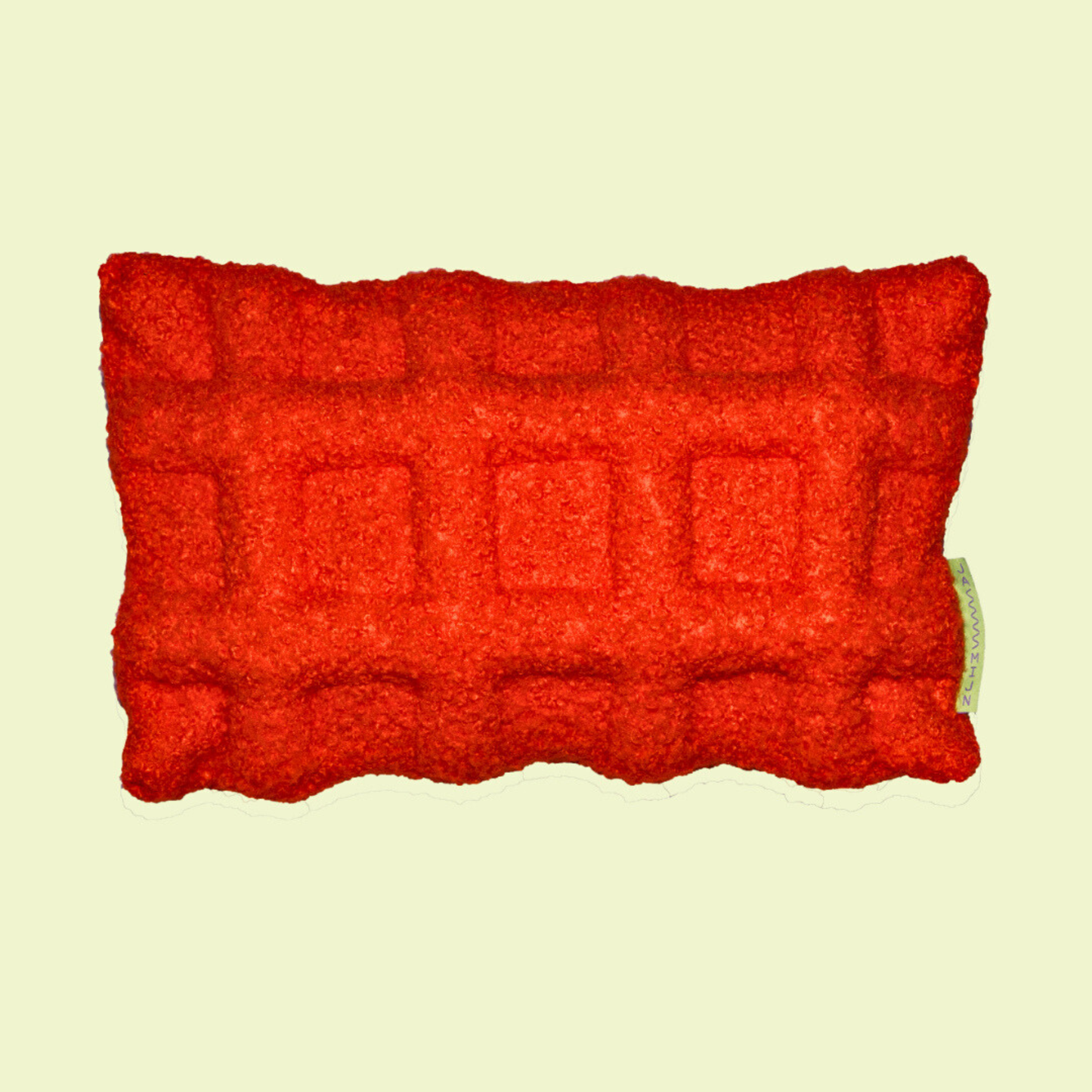 Grid Pillow Tangerine