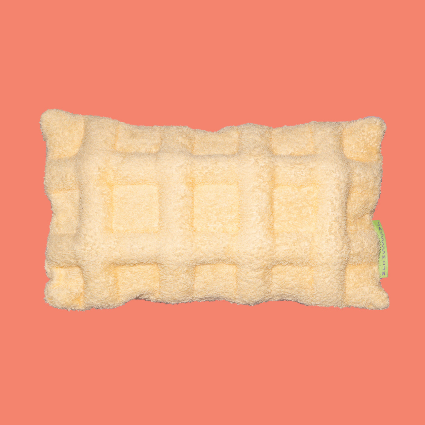 Grid Pillow Butter Yellow