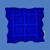 Grid Pillow Ultramarine