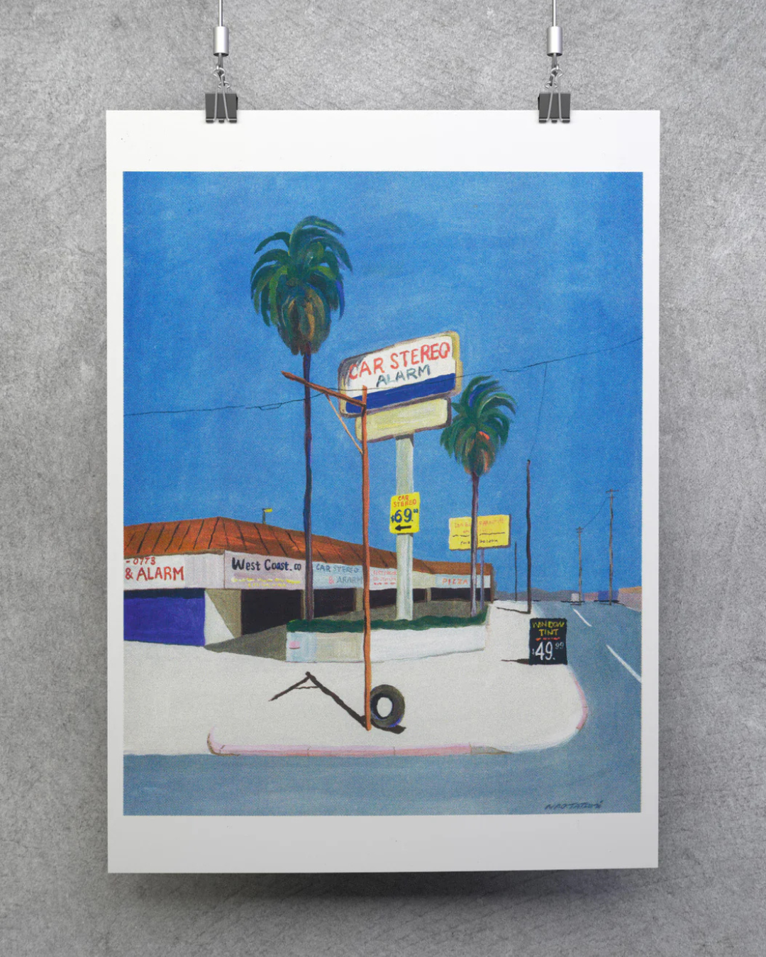 Nao Tatsumi - Los Angeles, California - Poster