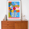 Re-leaf Block Mandarines A3 print Teresa Rego