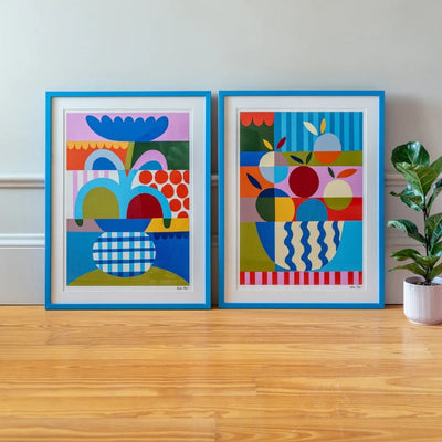 Color Block Mandarines A3