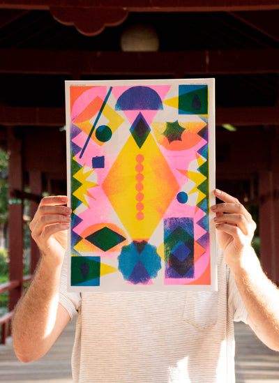 Geometric Compositions A3 Print