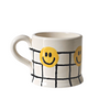 Smiley mug cream & black