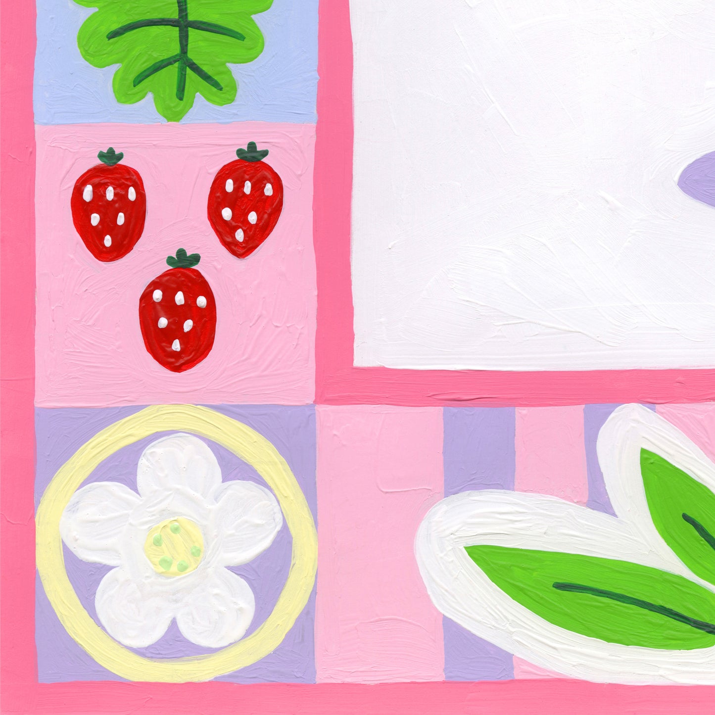 Matcha Strawberry Parfait Print