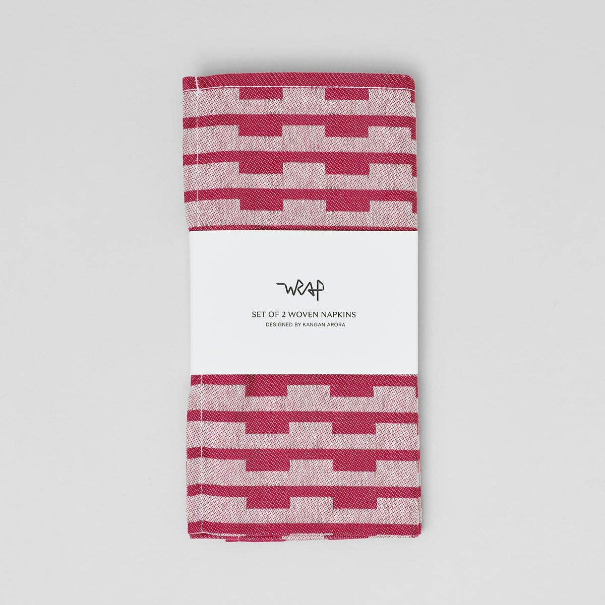 Stripes Burgundy/Natural Napkin
