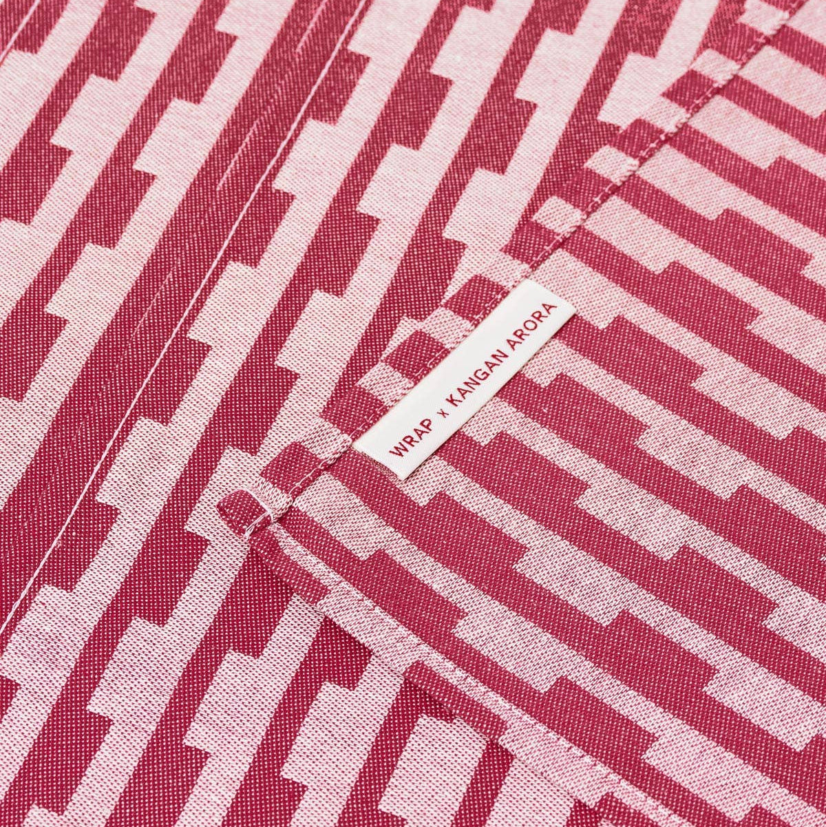 Stripes Burgundy/Natural Napkin