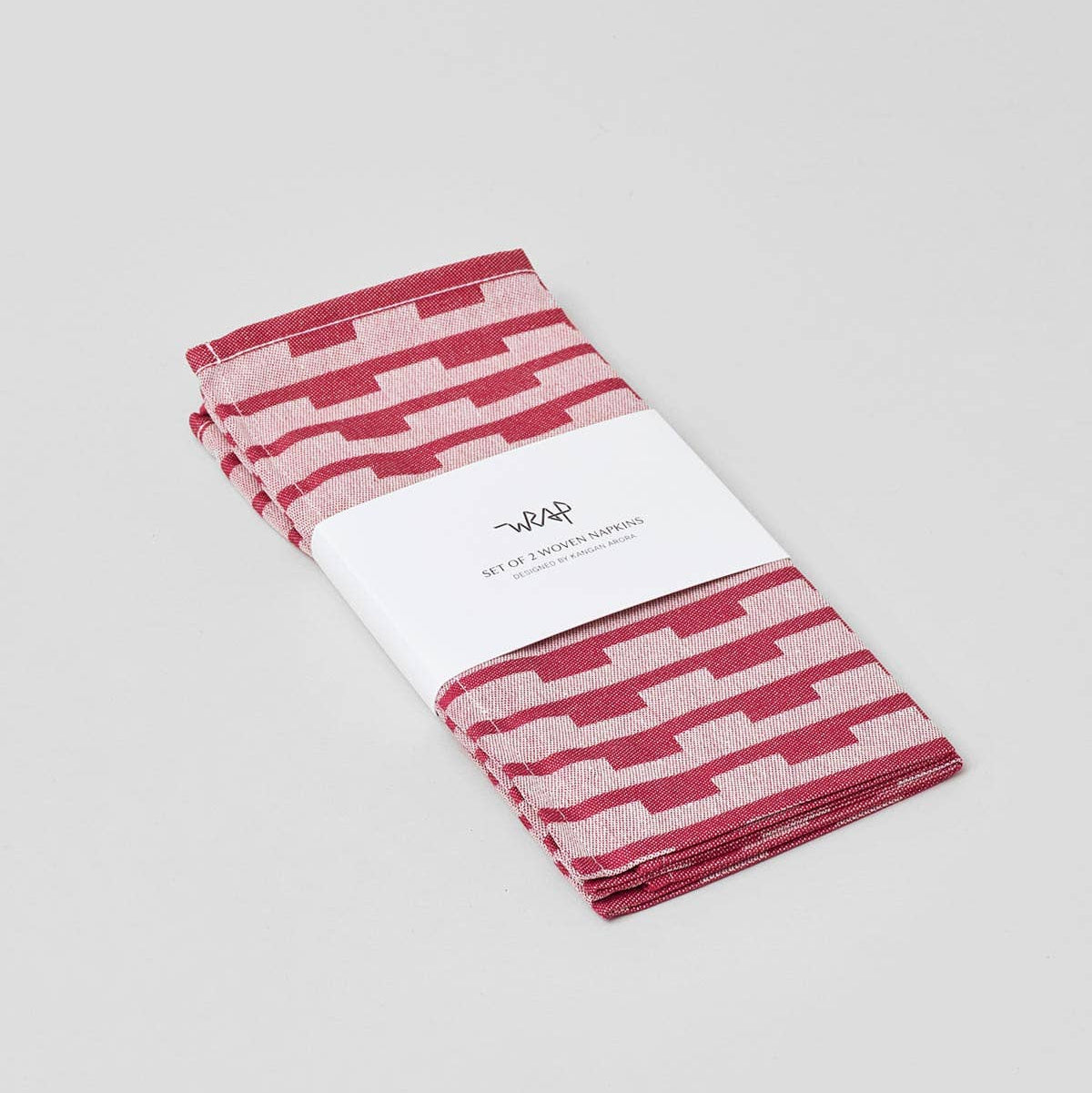 Stripes Burgundy/Natural Napkin