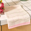 Wave Grid Natural Cotton Tea Towel