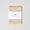 Wave Grid Natural Cotton Tea Towel