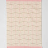 Wave Grid Natural Cotton Tea Towel