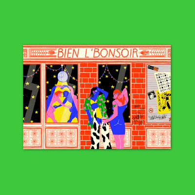 Bien l'Bonsoir A5 Print - Re - leaf