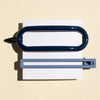 Byron hair clip in navy - Re - leaf