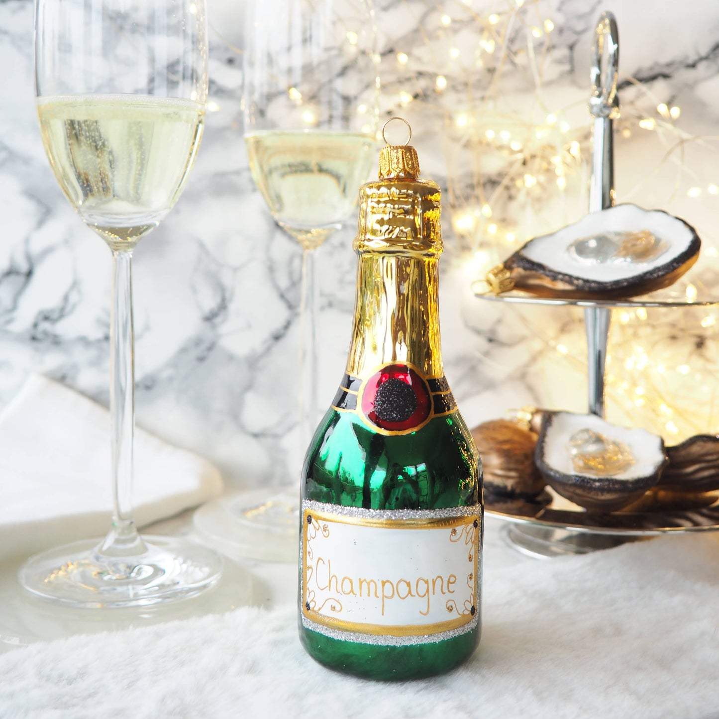 Champagne Christmas Decoration
