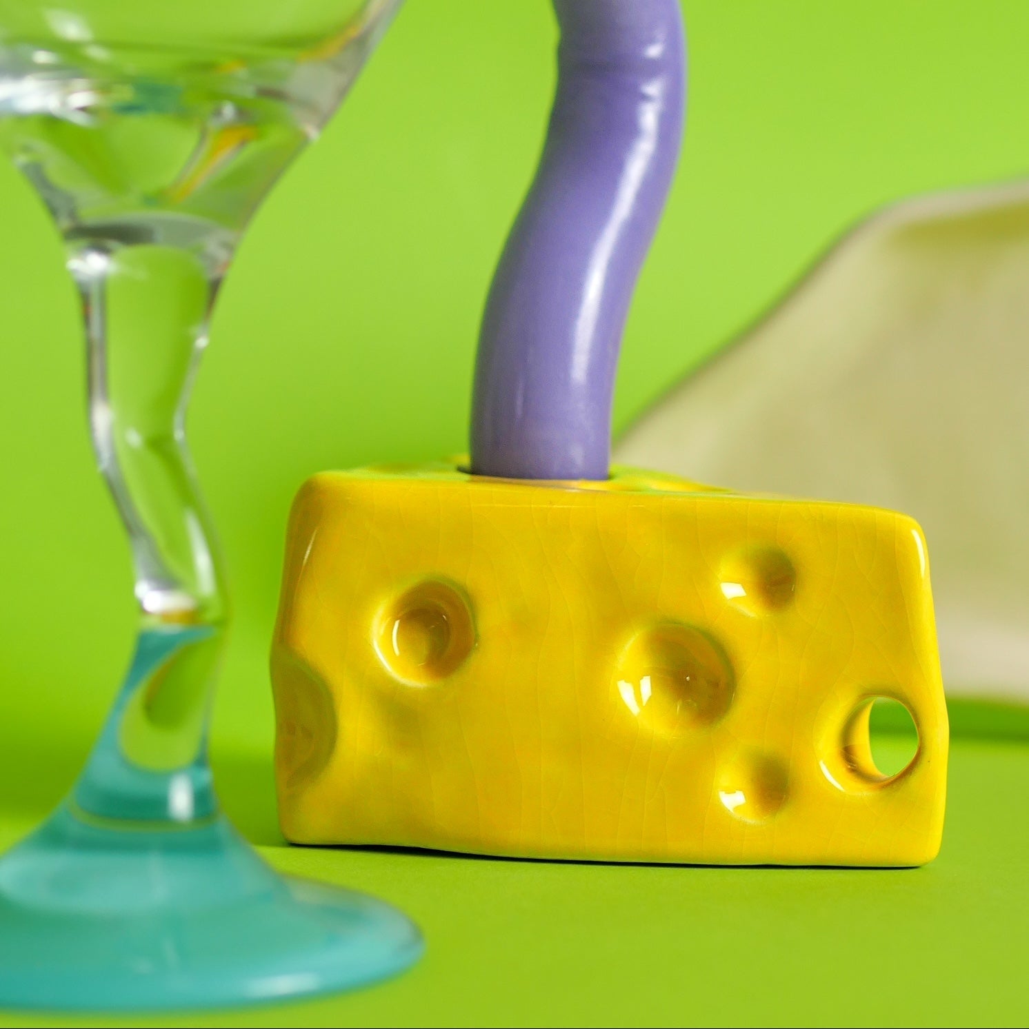 Cheese Candleholder - Re - leaf