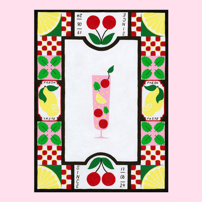 Cherry Lemon - ade Print - Re - leaf