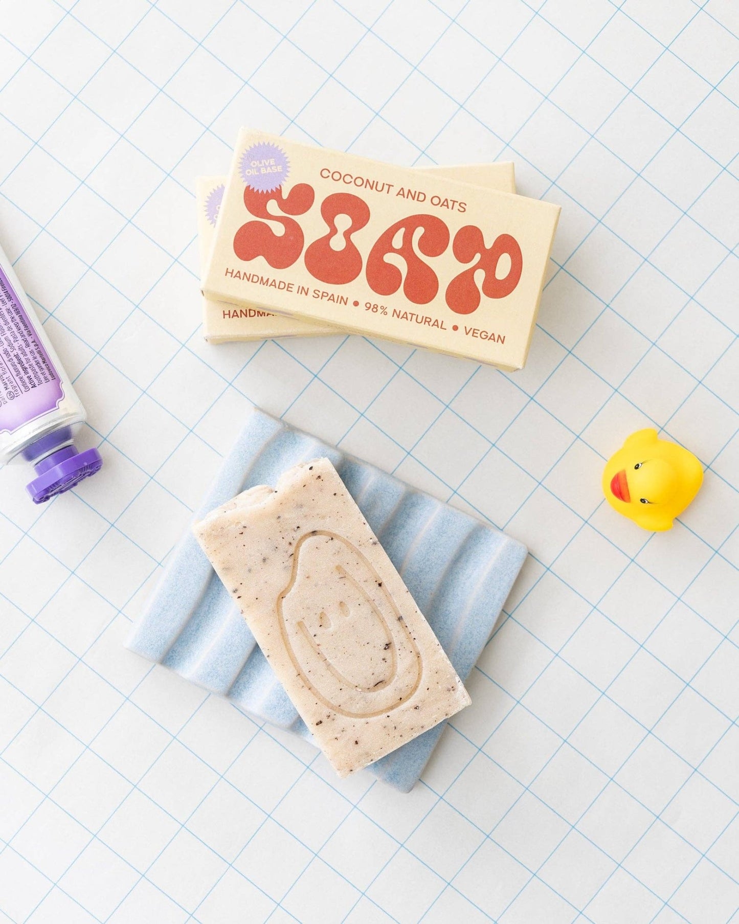 Coconut And Oat Soap - Re - leaf