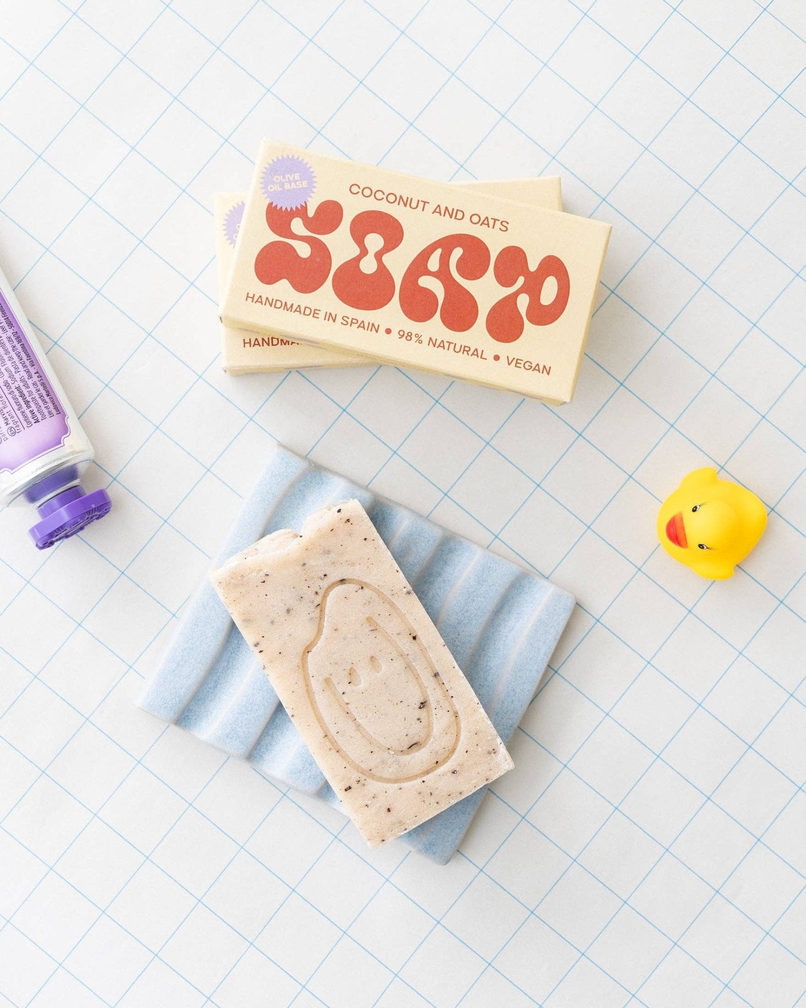 Coconut And Oat Soap - Re - leaf