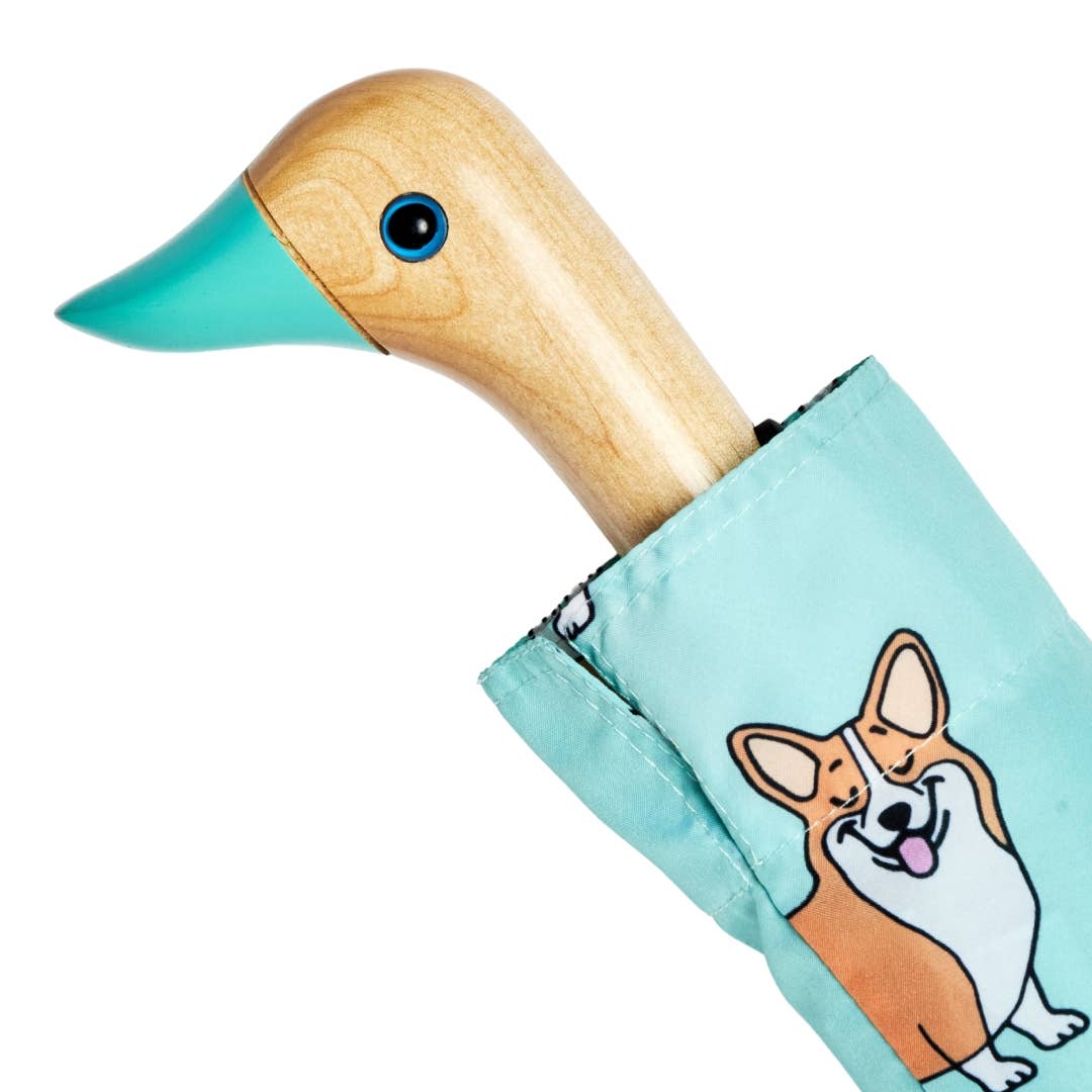 Corgi Mint Eco - friendly Umbrella - Re - leaf
