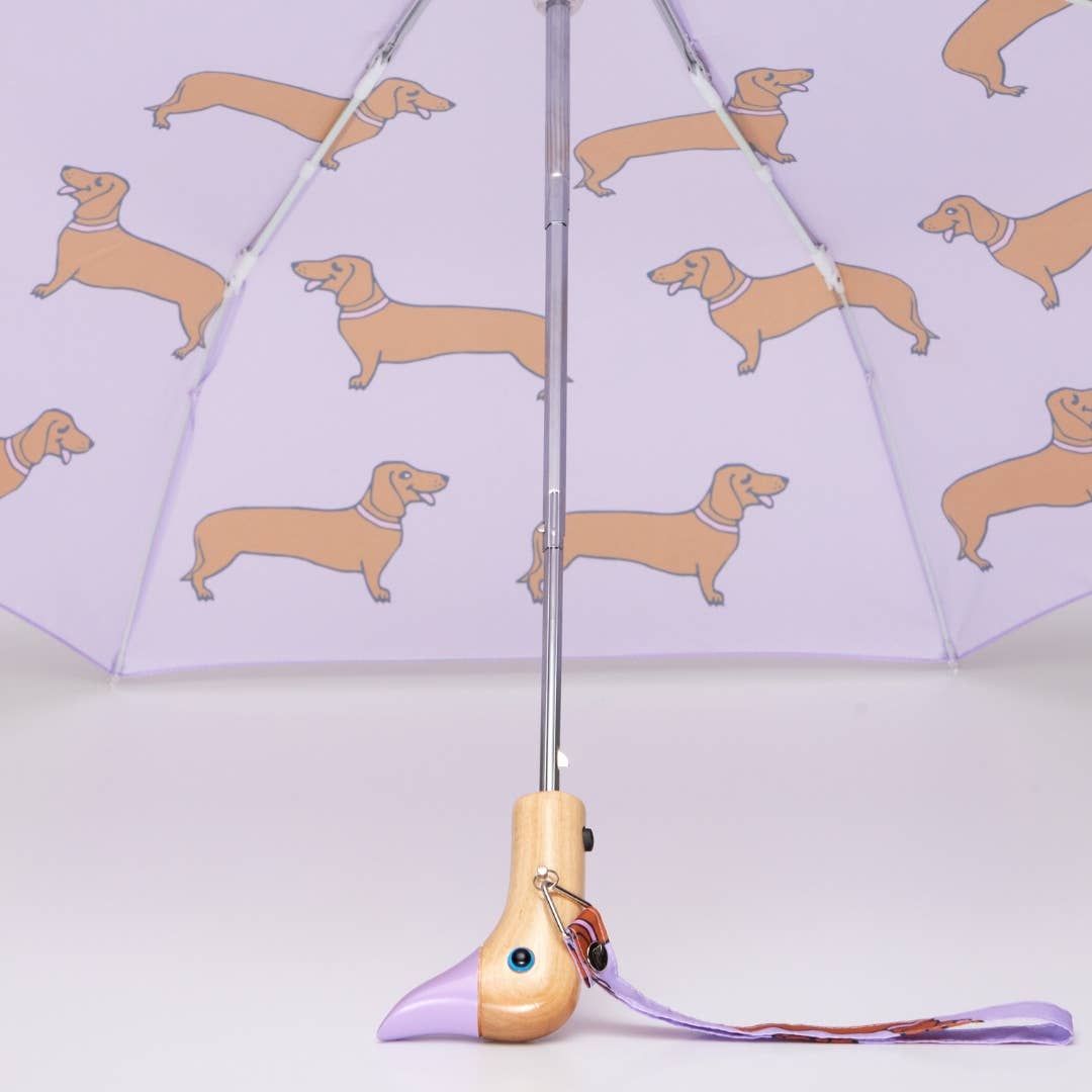 Dachshund Lilac Eco - friendly Umbrella - Re - leaf