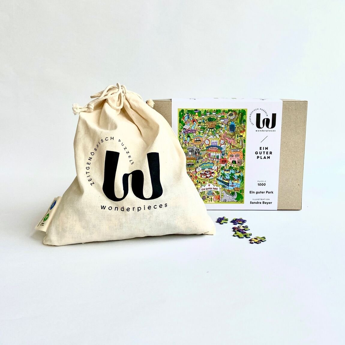 »Ein guter Park« von Sandra Bayer Puzzle - Re - leaf