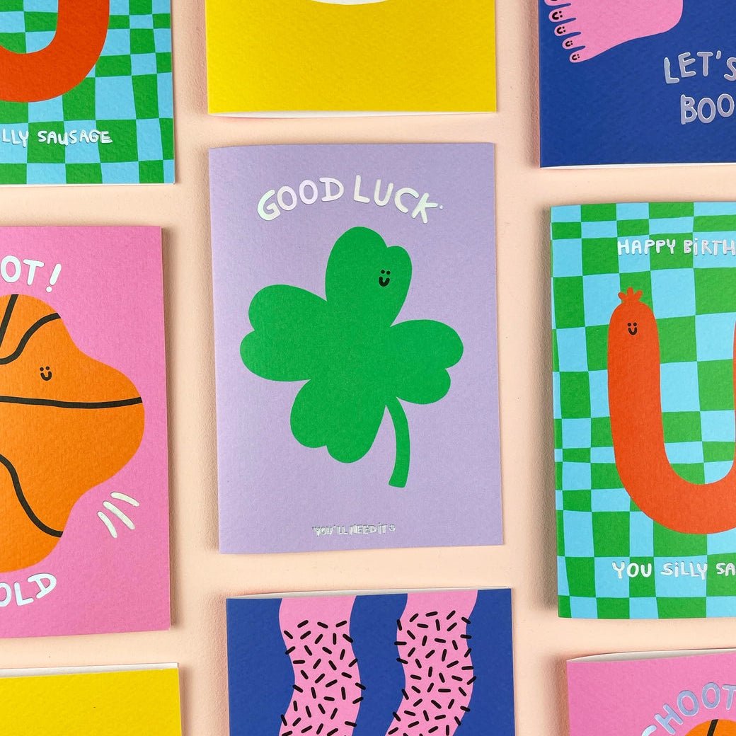 Good Luck Card - Re - leaf
