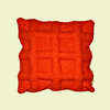 Grid Pillow Tangerine - Re - leaf