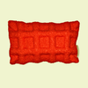 Grid Pillow Tangerine - Re - leaf