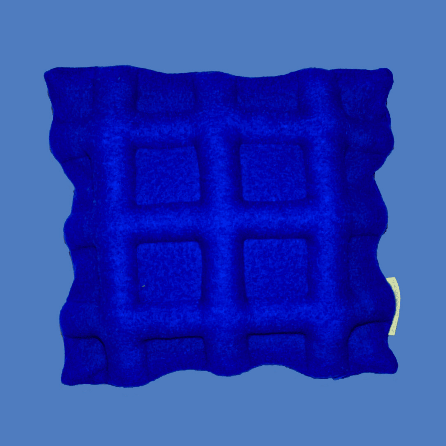 Grid Pillow Ultramarine - Re - leaf