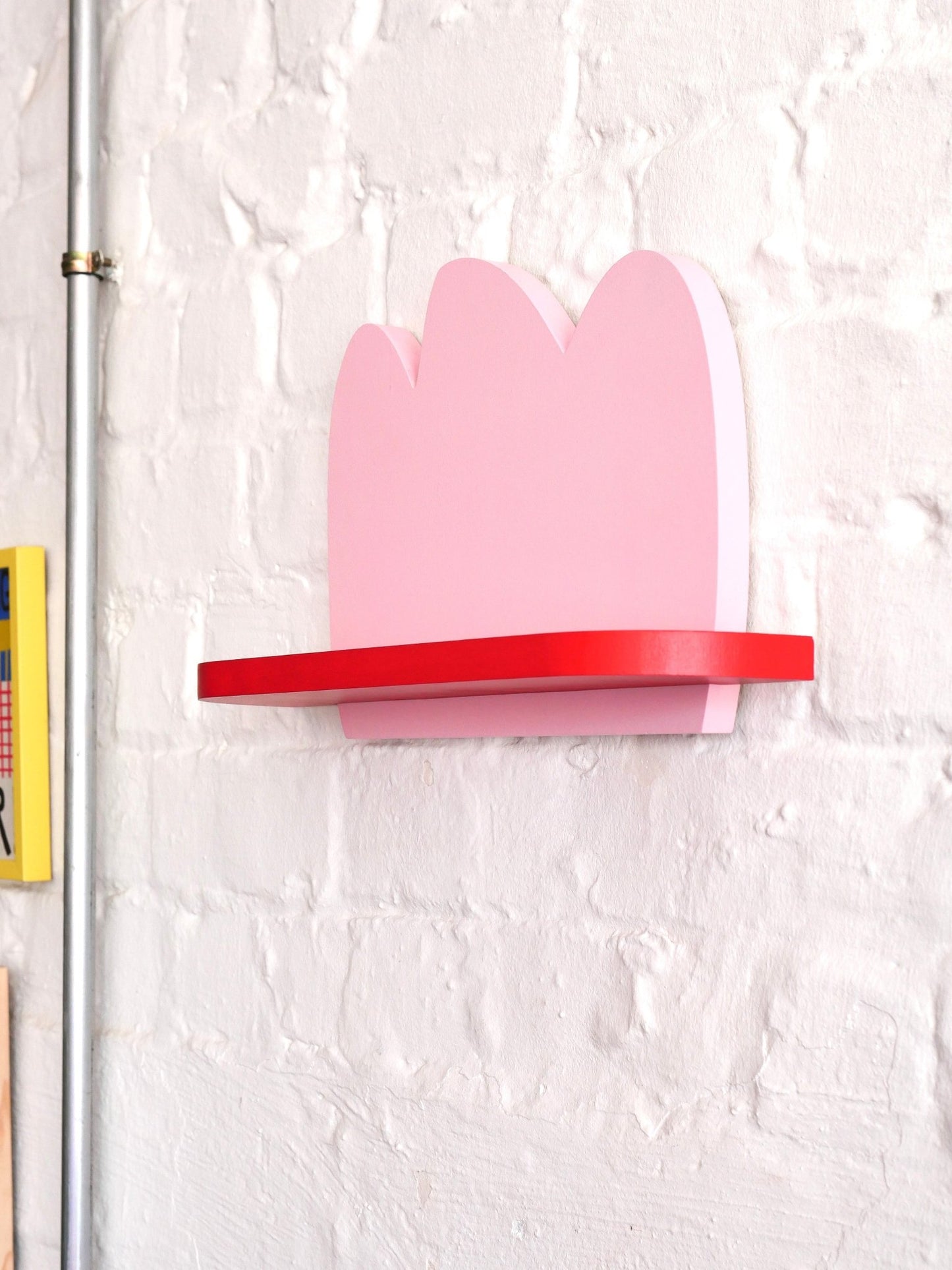 Handmade Colorful Decorative Wall Shelf - Re - leaf